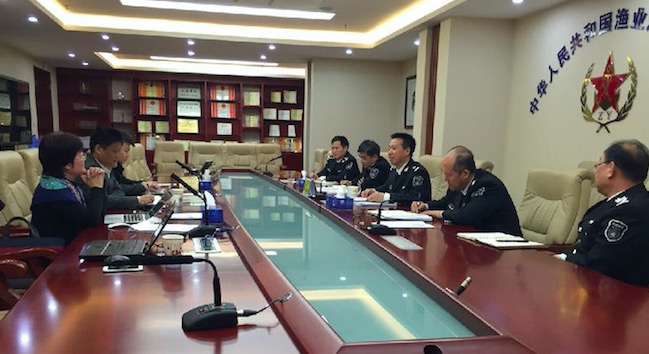 摩域体育平台互联董事长杨冰之、总经理郑爱军一行拜访国家渔业船舶检验局